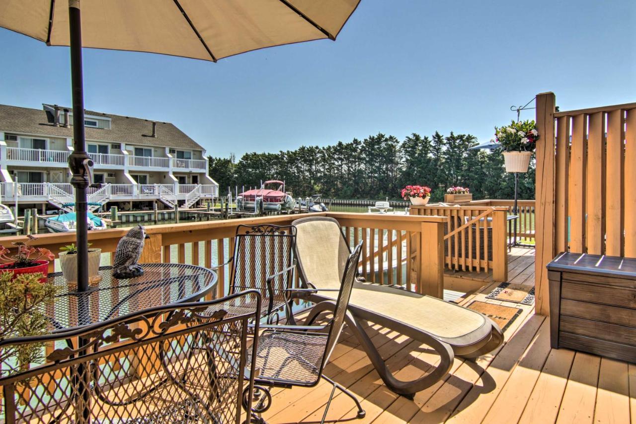 Airy Ocean City Condo On Canal Front With Deck! Exteriér fotografie
